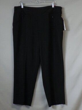 Investments Petite Black Dress Pants NWT